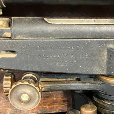 Vintage Warren-Knight Surveyors Level with Wooden Box