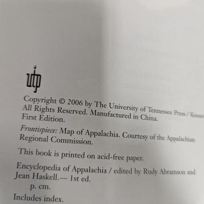 2006 Encyclopedia Of Appalachia