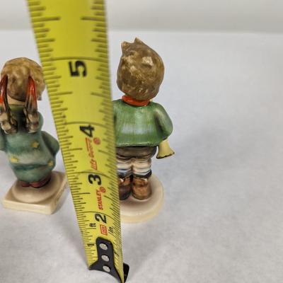 Goebel Hummel Figurines Heavenly Angel & Trumpet Boy West Germany