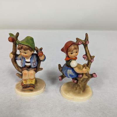 Goebel Hummel Apple Tree Girl & Boy West Germany