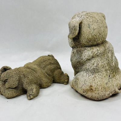 Concrete Pig Piggy Garden Statue Figurines