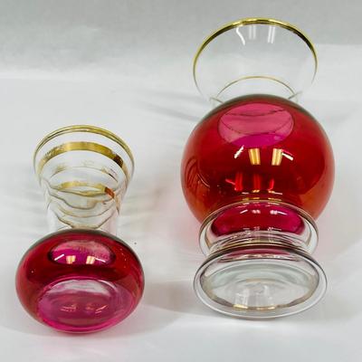 Vintage Bartlett Collins Bud Vases
