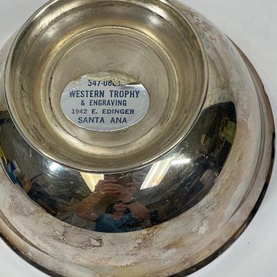 Silver-plated Trophy Bowl 1976