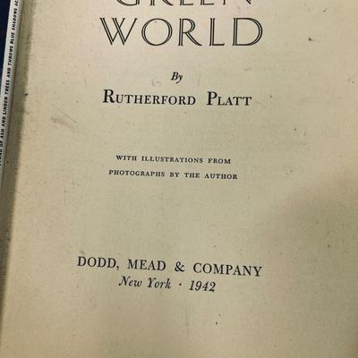 lot of 7 Vintage Books about plants