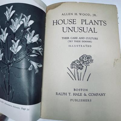 lot of 7 Vintage Books about plants