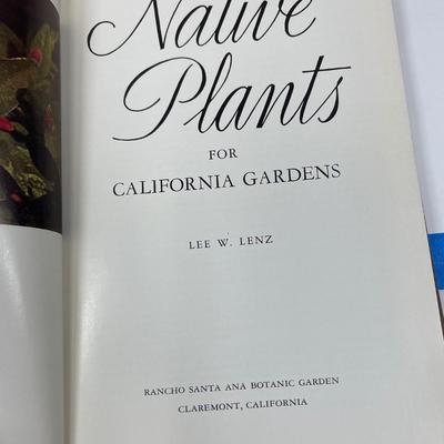 lot of 7 Vintage Books about plants