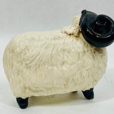 Ram figurine, sheep figurine, animals figurine, pottery figurine, farm animals figurine