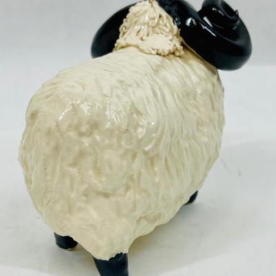 Ram figurine, sheep figurine, animals figurine, pottery figurine, farm animals figurine