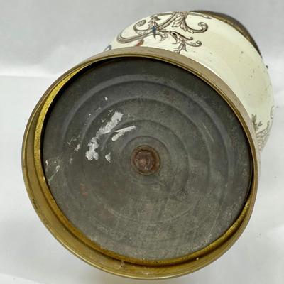 Antique Ceramic Oil Lamp