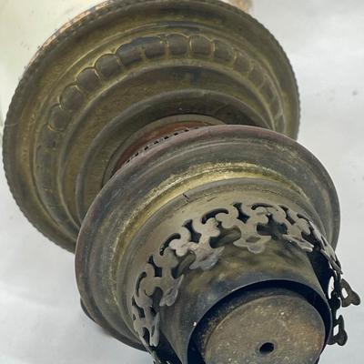 Antique Ceramic Oil Lamp