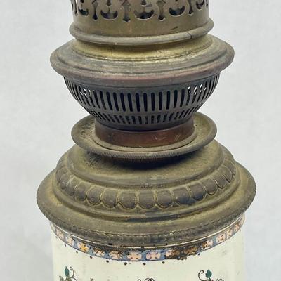 Antique Ceramic Oil Lamp