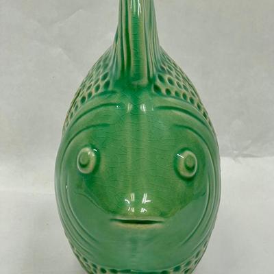 Green Ceramic Pottery Fish