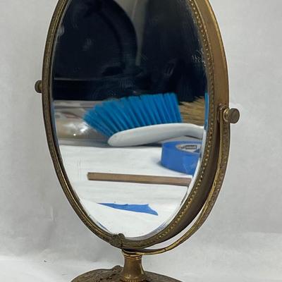 Vintage Oval Swivel Mirror