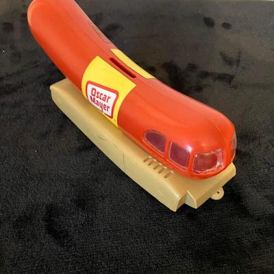 1990 Vintage Oscar Mayer Weiner Mobile Bank Piggy Coin Rolling Clean - NICE
