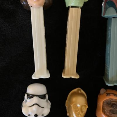 Vintage Star Wars Pez Lot with 16 Dispensers