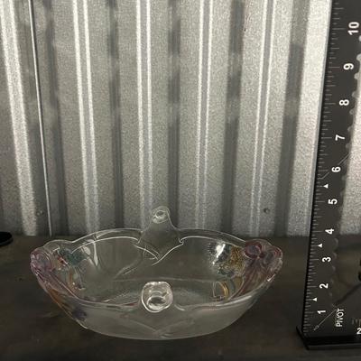 Glass Bowl with Flowers