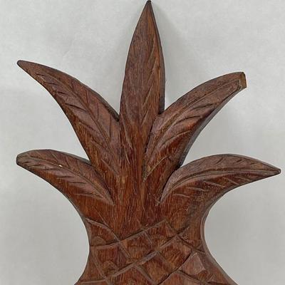 Carved Wood Pineapple