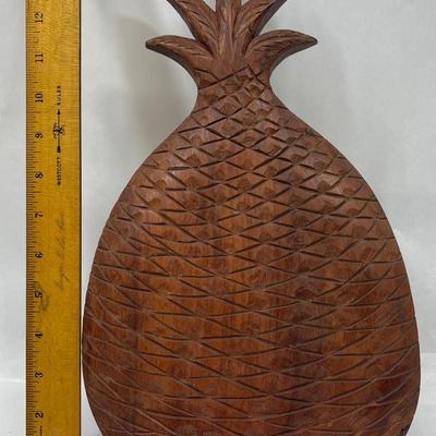 Carved Wood Pineapple