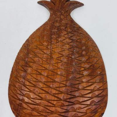Carved Wood Pineapple