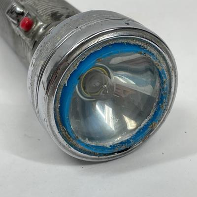 Vintage 1960's Flashlight - Elephant Logo on End Cap