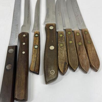 Vintage Kitchen Knives Lot (8)