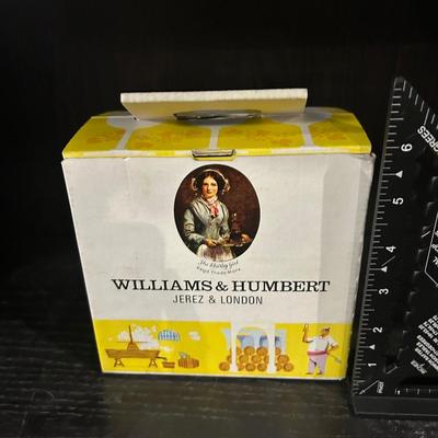 William & Hubert shot glasses
