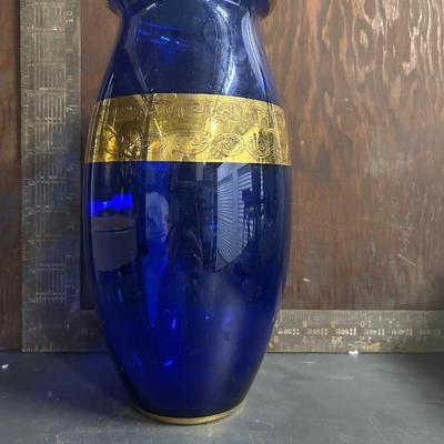 Blue & Gold Vase
