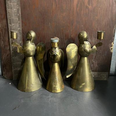 3 Brass Angels
