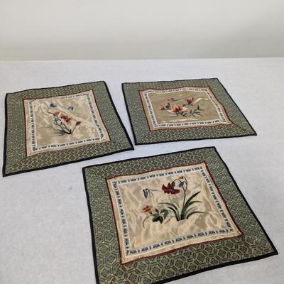 Silk Embroidery Flowers