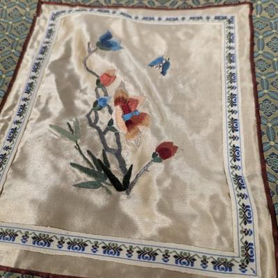 Silk Embroidery Flowers