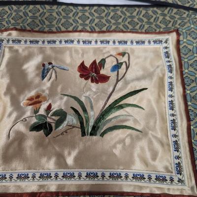 Silk Embroidery Flowers