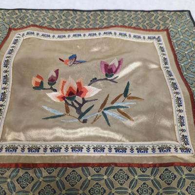 Silk Embroidery Flowers