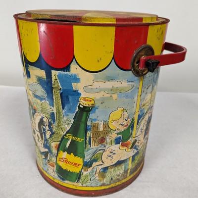 1950's Squirt Merry-Go-Round Cooler