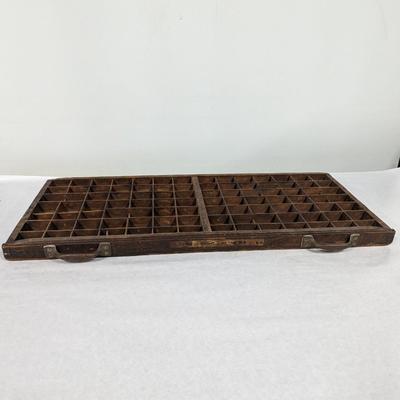 Vintage Printers Press Drawer