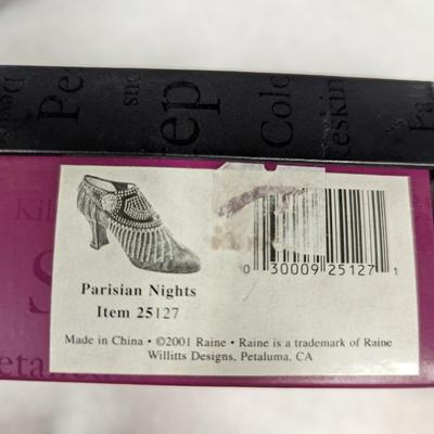 Just The Right Shoe Carolynn & Parisian Nights With Boxes