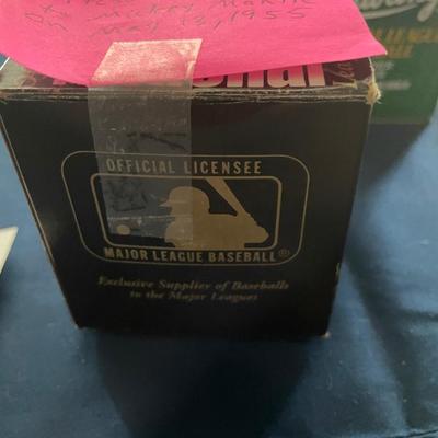 AUTOGRAPHED BASEBALL BOB MILLER