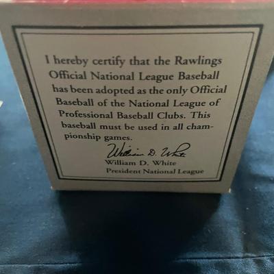 AUTOGRAPHED BASEBALL BOB MILLER