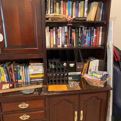 Lot 9: Books, Office Desk & More