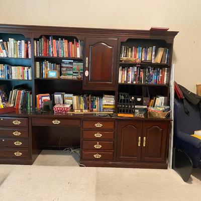 Lot 9: Books, Office Desk & More