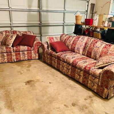 Lot 15: Beautiful Couch & Love Seat