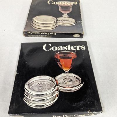 2 Sets Of Leonard Coasters
