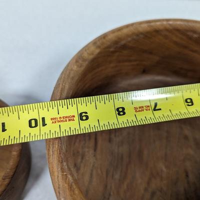 Vintage 1960s Towle Co. Wood Salad Bowl Set Gailstyn - Sutton