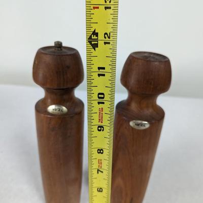 Teak Wood Salt & Pepper Shakers