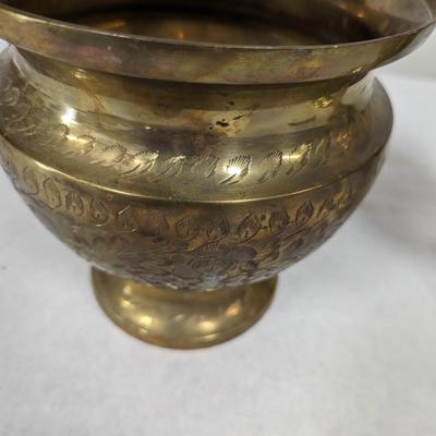 Etched Copper Vases