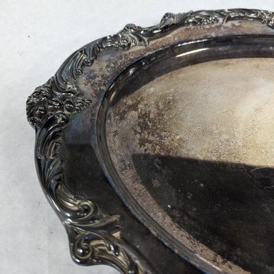 Reed & Barton King Francis 1676 19" Silverplate Platter