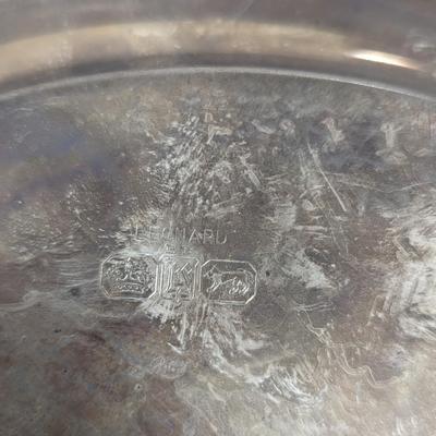 Silver Plate Pewter Sold Brass Serving Trays