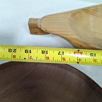 Vintage Wooden Serving Items 1 Is Made In Puerto Rico By Rosario Wood Turning
