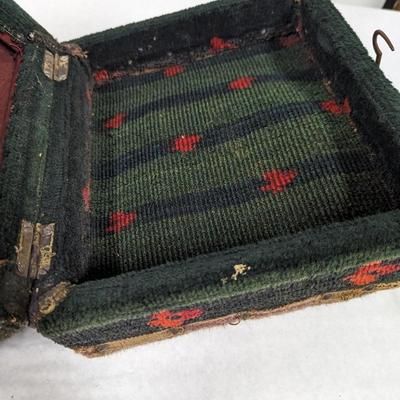 Upholstered Shoe Shine Box