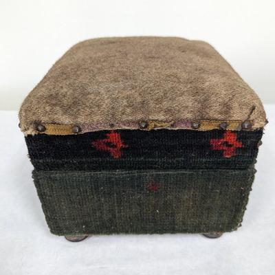 Upholstered Shoe Shine Box