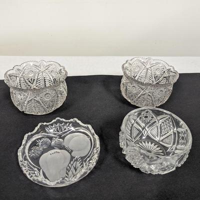 Vintage Crystal Candy Dishes